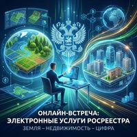 Онлайн-встреча с представителем Росреестра "Электронные услуги Росреестра"