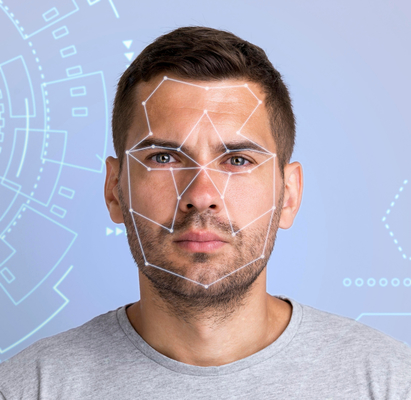 Biometrics-man-face-scann